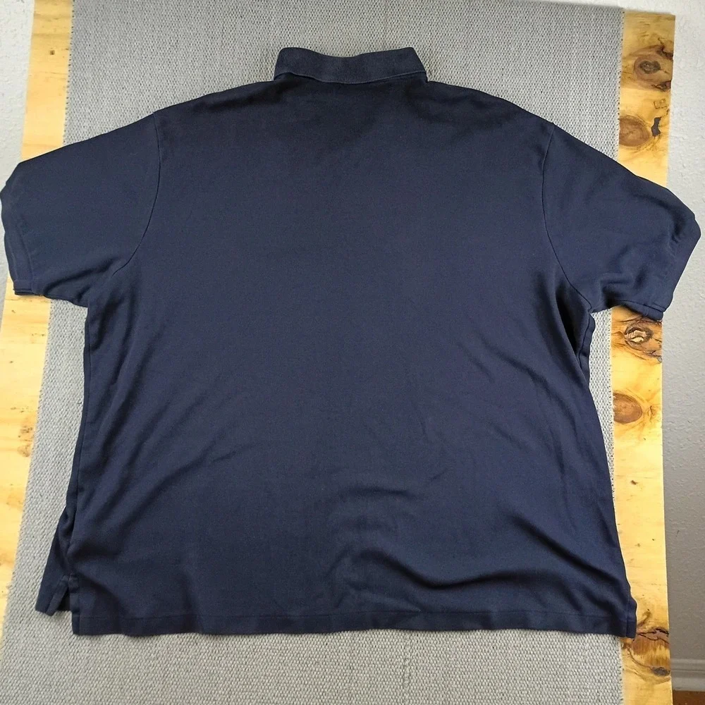 Polo Ralph Lauren Polo Shirt Mens 3XB Navy Blue Short Sleeve Big‎ Man Preppy